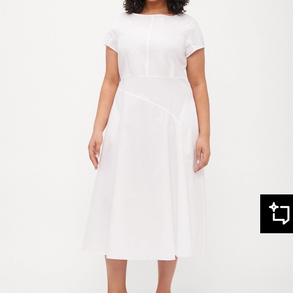 Weekend MaxMara MAGMA Day Dress in White